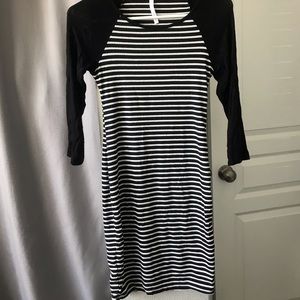 Stripped Bodycon Dress